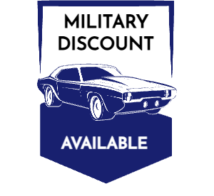 Military Discount Available Badge