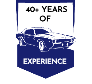 40+ Years Of Experience Badge